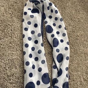 Vintage sheer white blue scarf from Japan